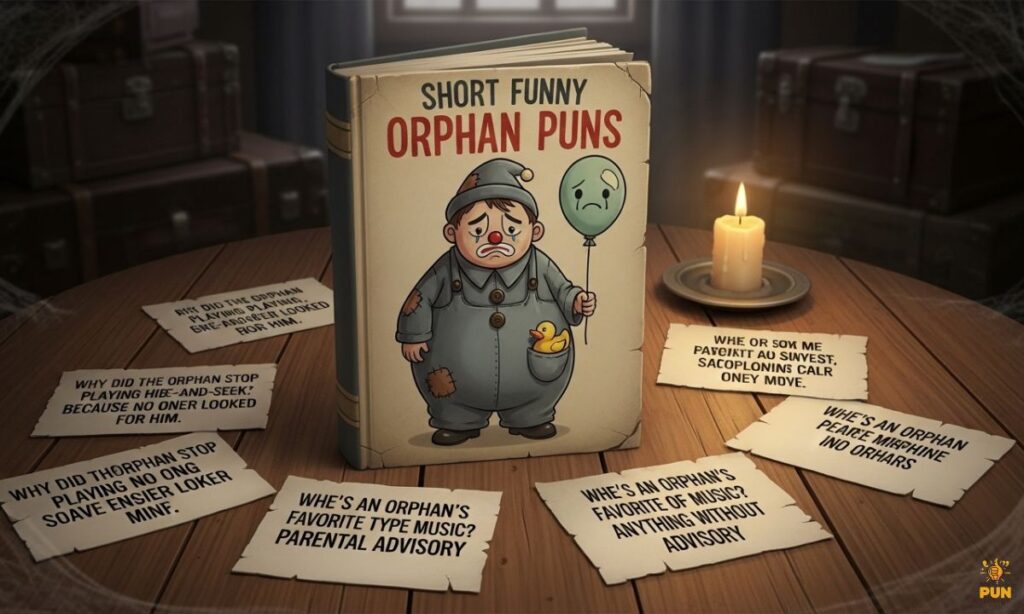 Short Funny Orphan Puns