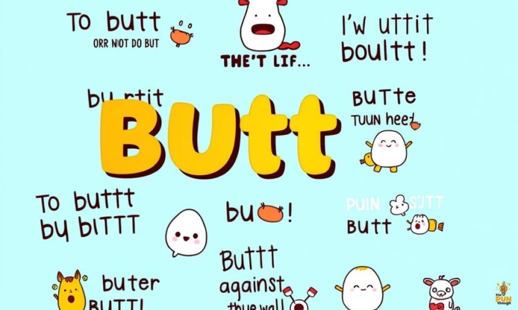 Silly & Sassy Butt Wordplay