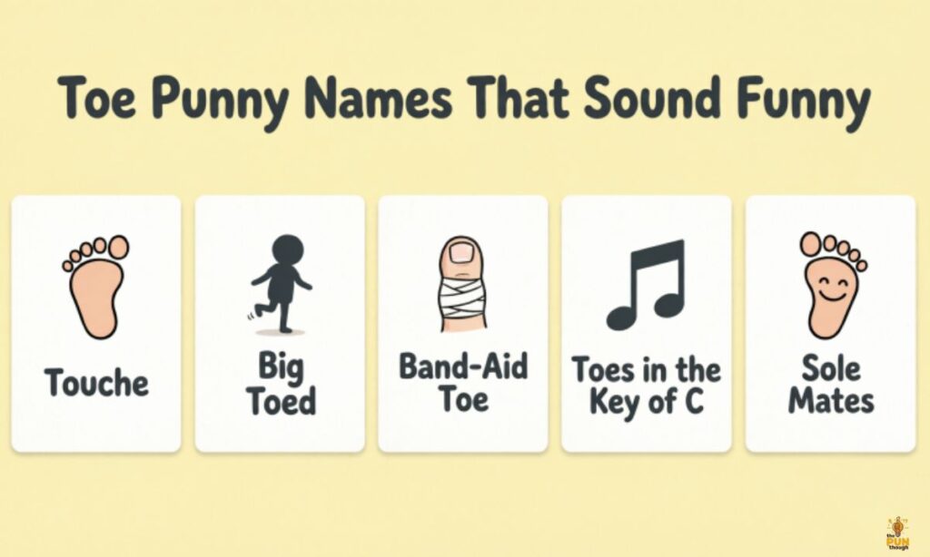 Toe Punny Names That Sound Funny