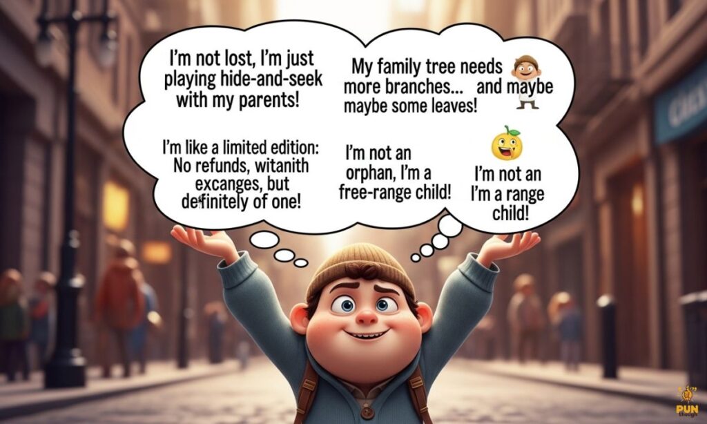 Witty Orphan Puns for Social Media