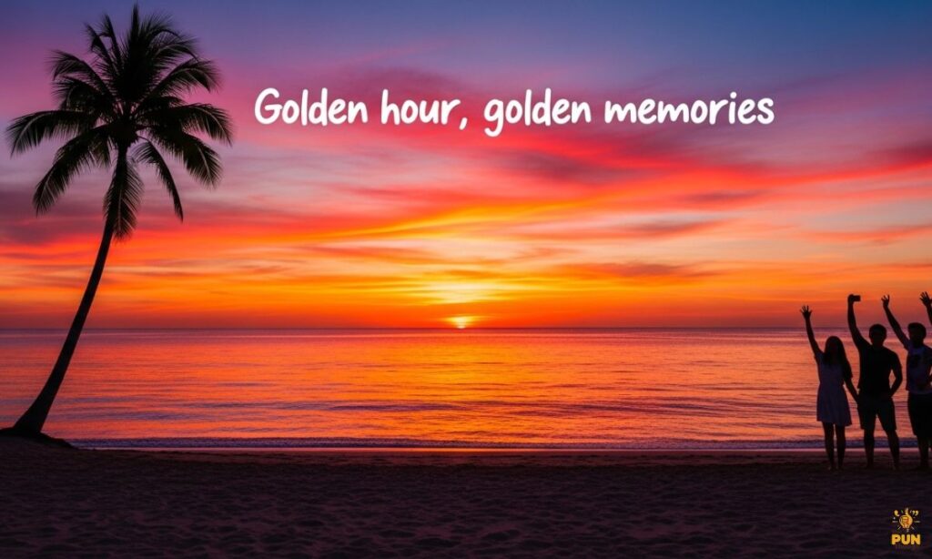 Clever Sunset Captions for Instagram