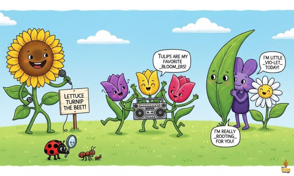 Flower Puns for Kids