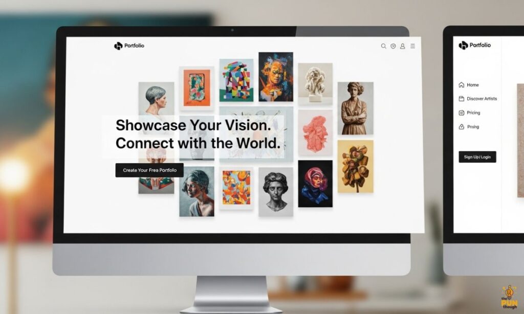 A portfolio platform designed specifically for artists