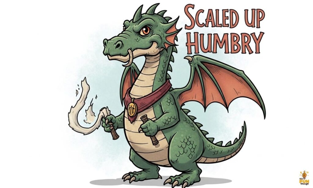 Scaled Up Humor: Whimsical Dragon Fun