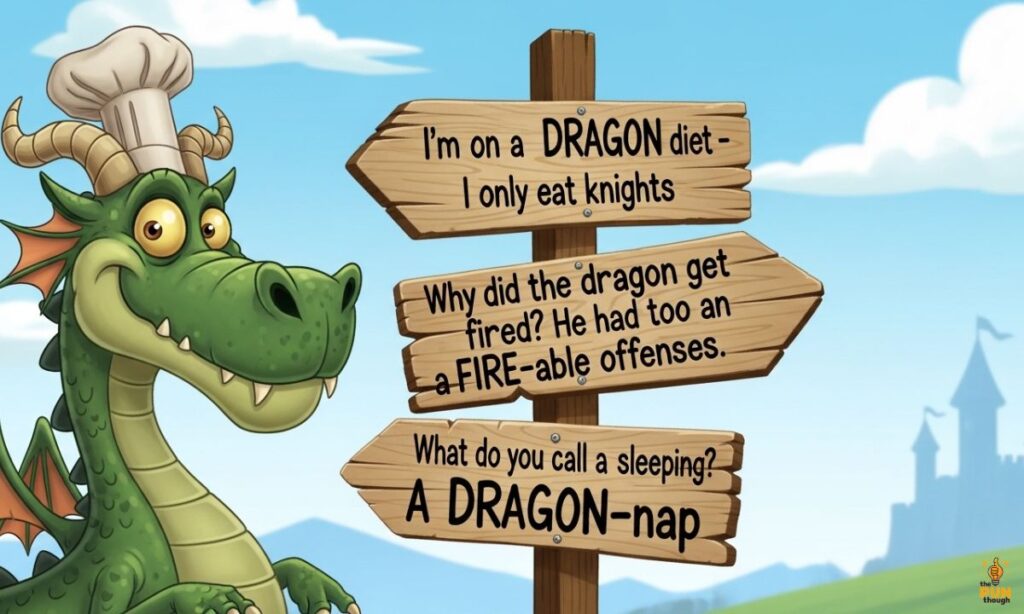Short Funny Dragon Puns