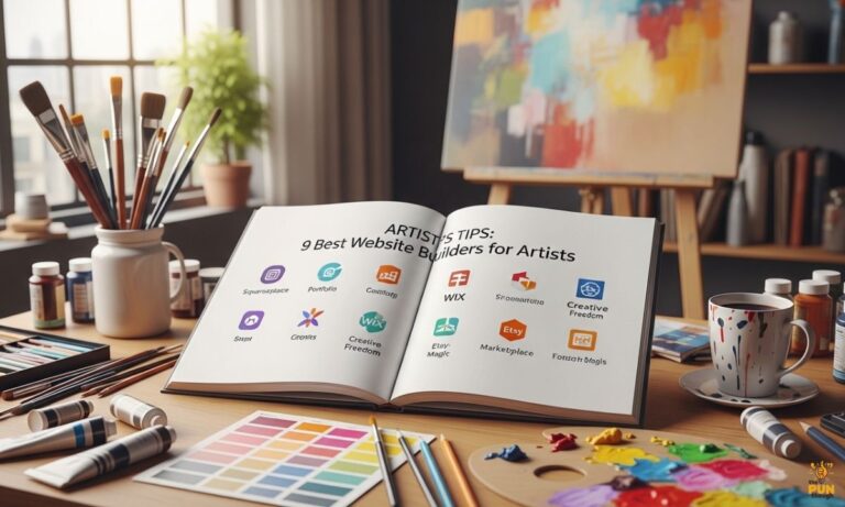 Artist's tips on 9 of the Best Website Builders for Artists
