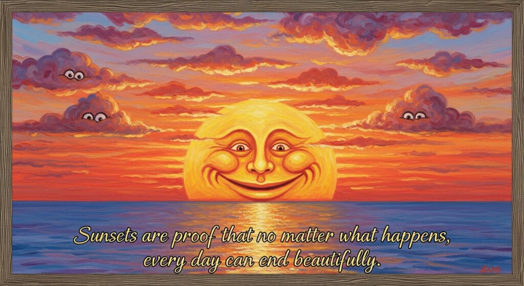 Funny Sunset Captions