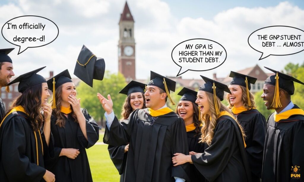 🎩 Cap and Gown Jokes
