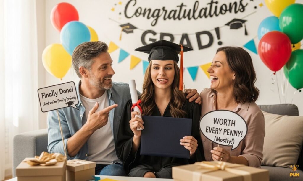 👨‍👩‍👧 Graduation Jokes for Family & Parents