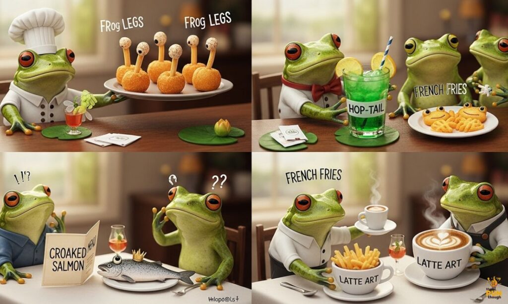 Food & Drink Frog Puns