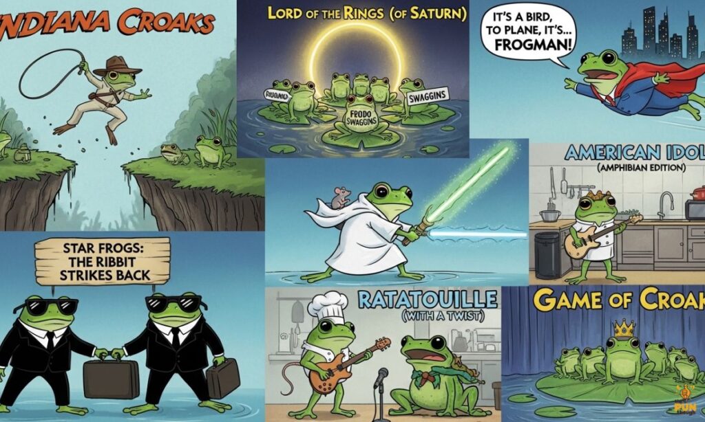 Movie, TV & Pop Culture Frog Puns